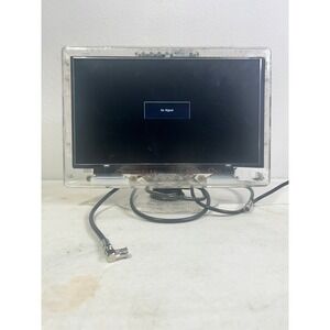AMPD 15 Digital LED FHD TV Transparent Cabinet Clear Case SLTV-1520AP-3T Remote